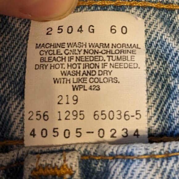 Levi's 505 Light Blue - Picture 4 of 5